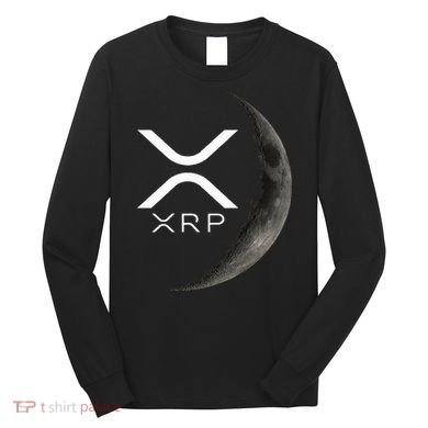Ripple Xrp Moon Long Sleeve Shirt