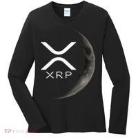 Ripple Xrp Moon Women's Long Sleeve Shirt thumb 0