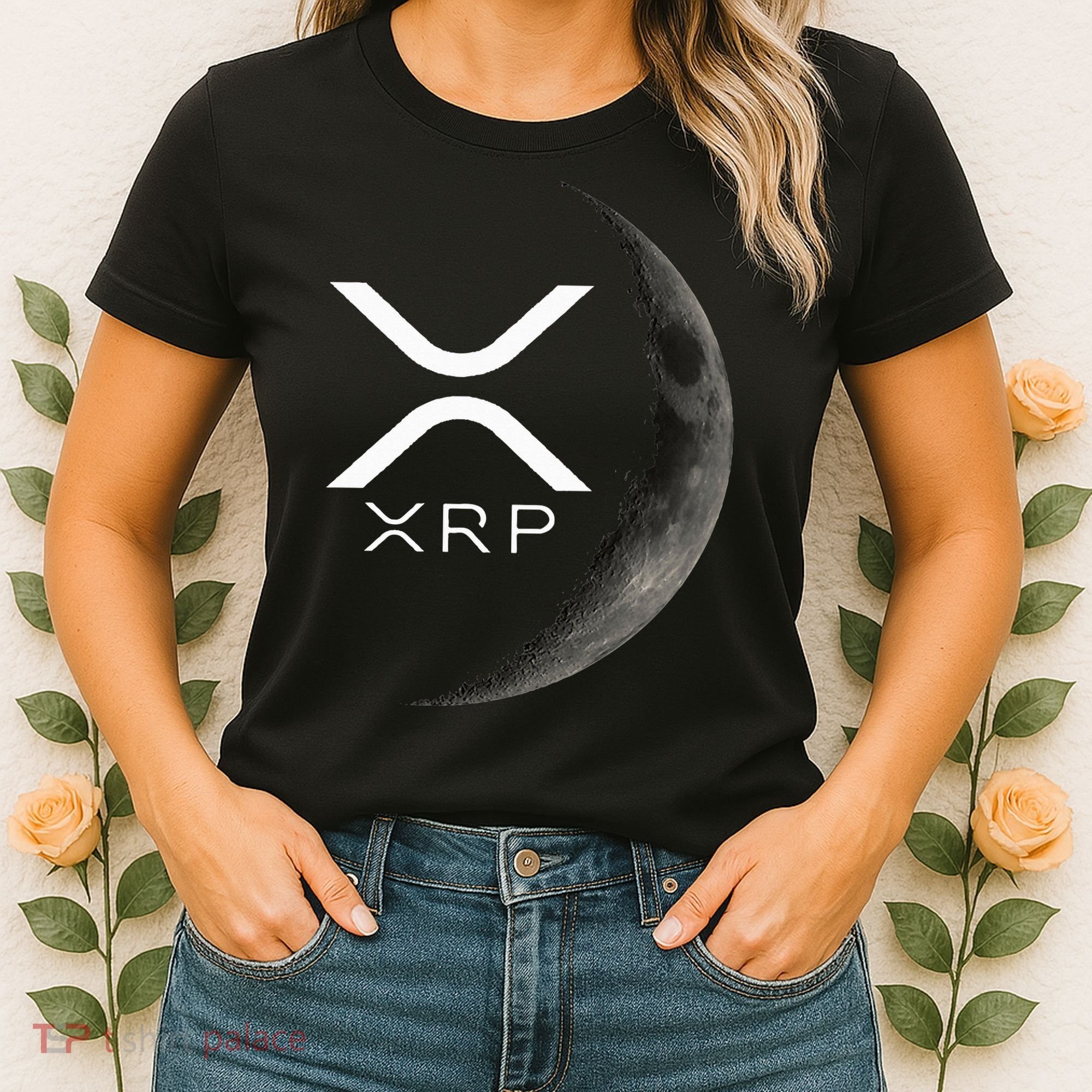 Ripple Xrp Moon Women's T-Shirt