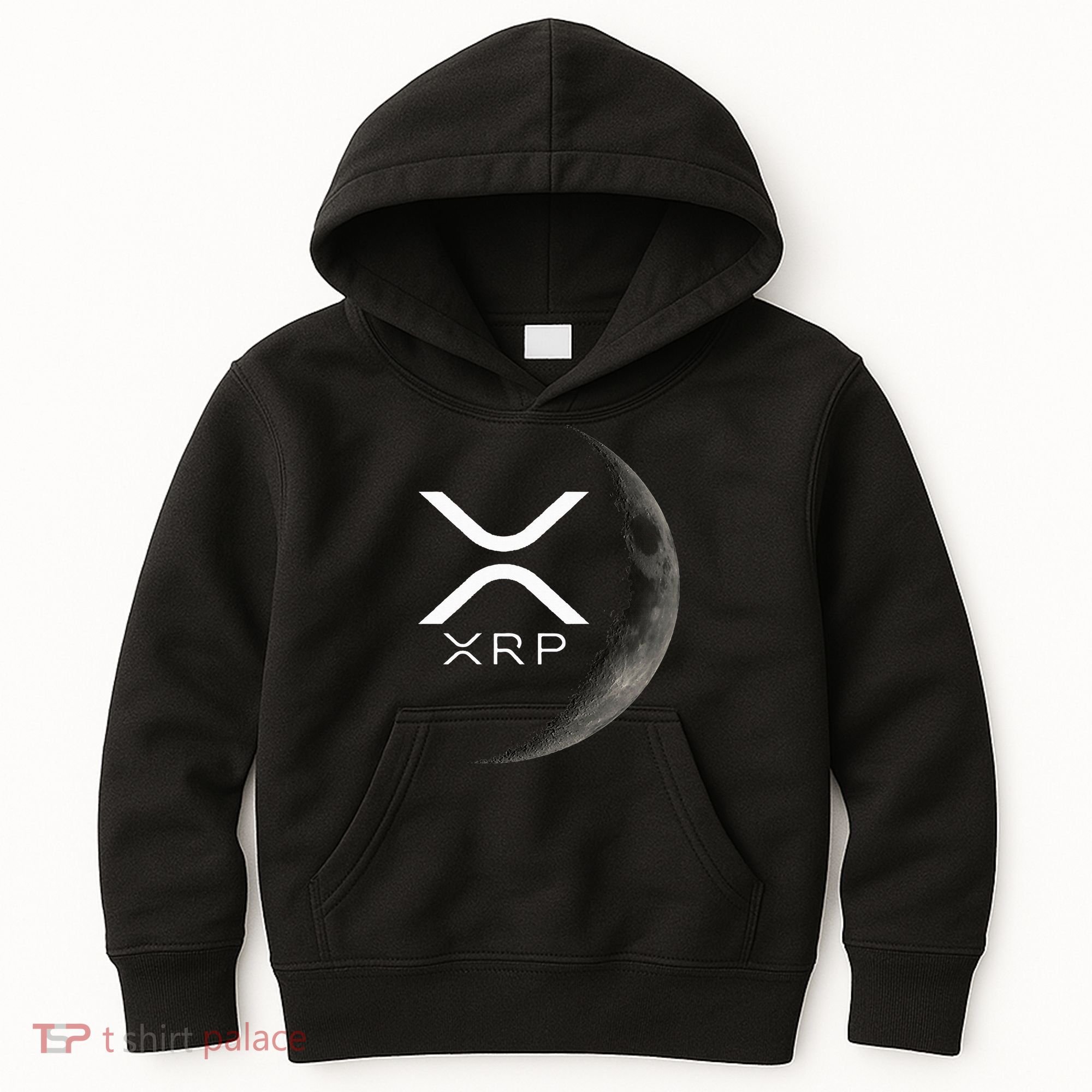 Ripple Xrp Moon Kids Hoodie