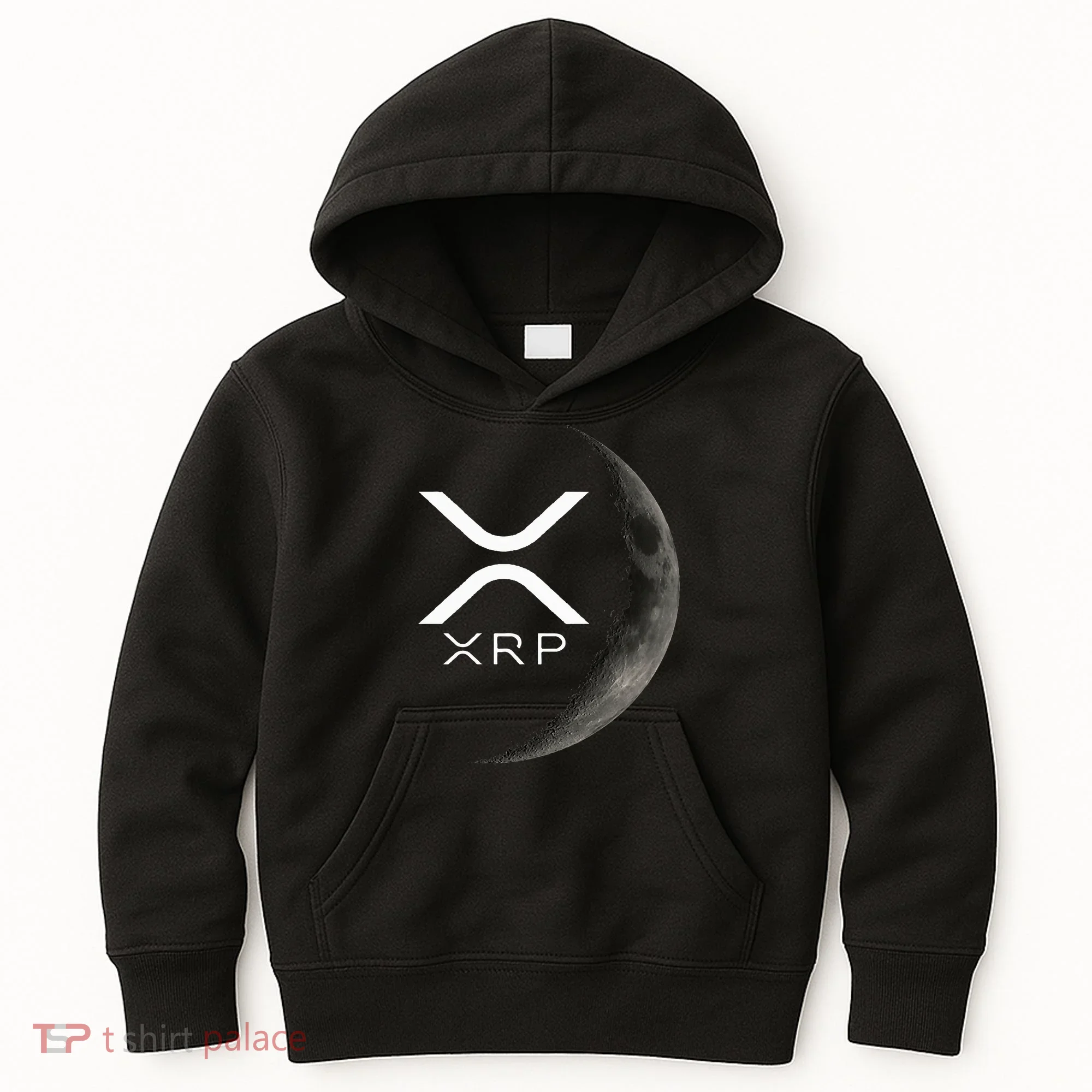 Ripple Xrp Moon Kids Hoodie
