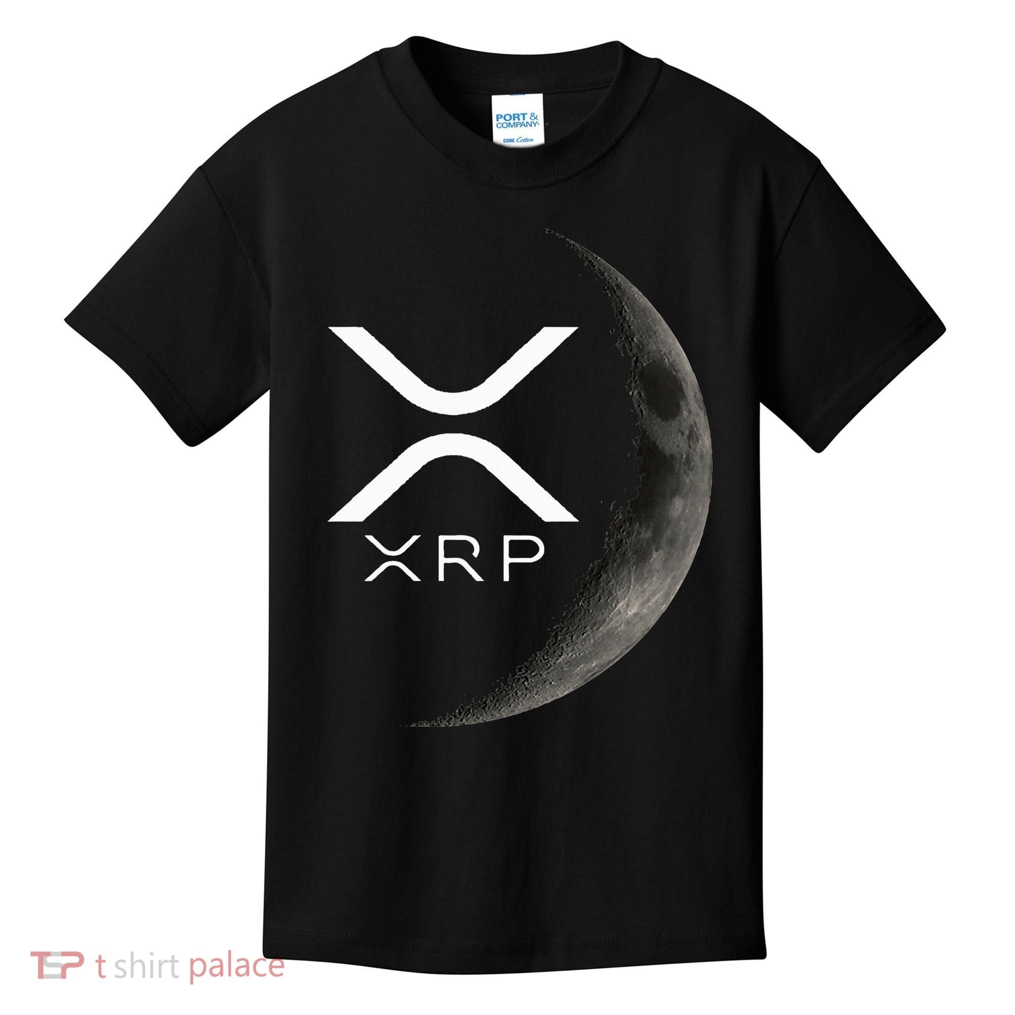 Ripple Xrp Moon Kids T-Shirt
