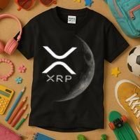Ripple Xrp Moon Kids T-Shirt thumb 3