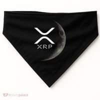 Ripple Xrp Moon USA-Made Doggie Bandana thumb 0