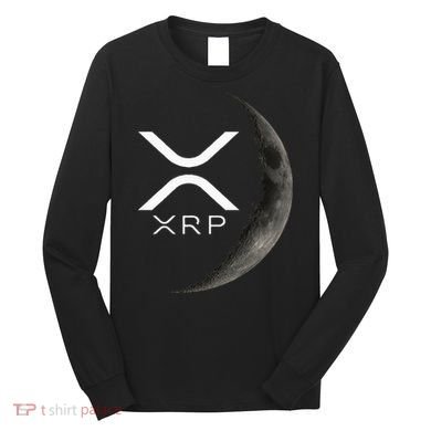 Ripple Xrp Moon Long Sleeve Shirt