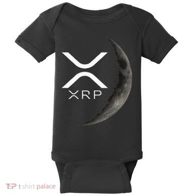 Ripple Xrp Moon Baby Bodysuit