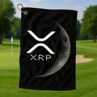 Ripple Xrp Moon Golf Towel thumb 1
