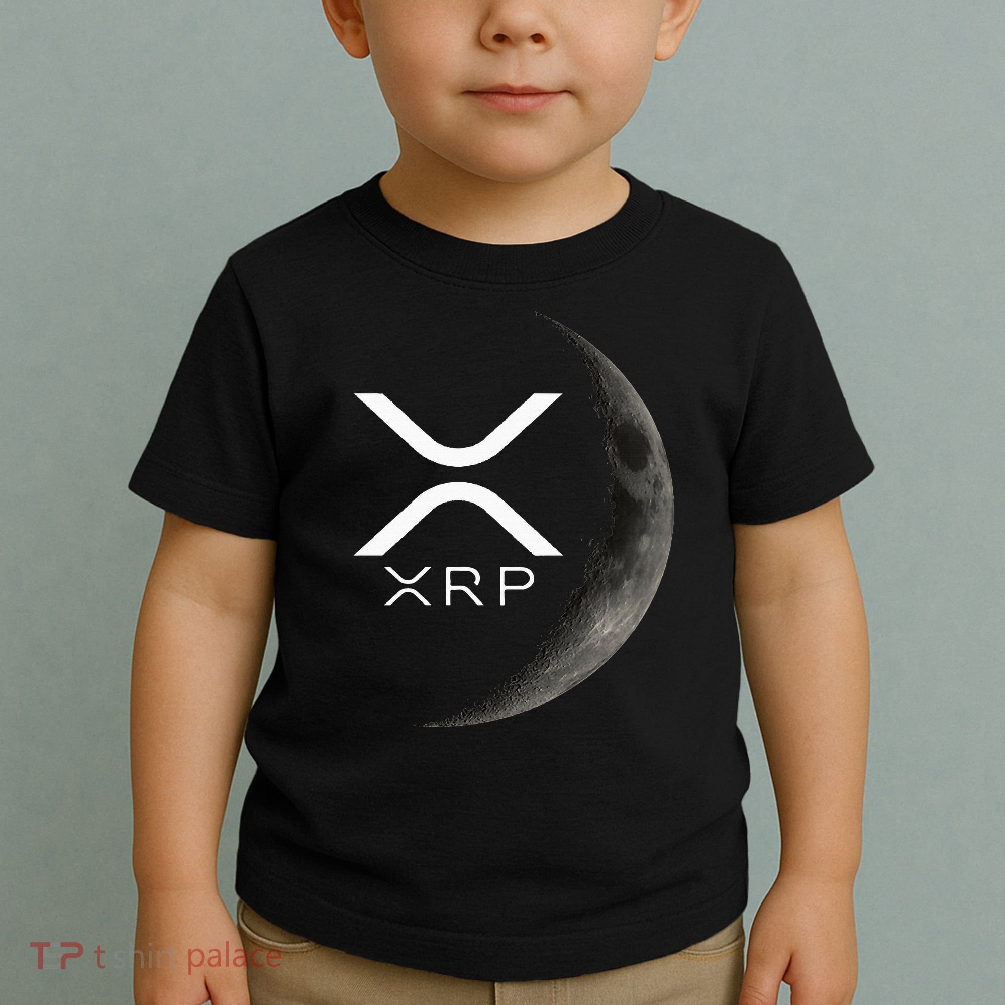Ripple Xrp Moon Toddler T-Shirt