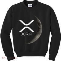 Ripple Xrp Moon Kids Sweatshirt thumb 0