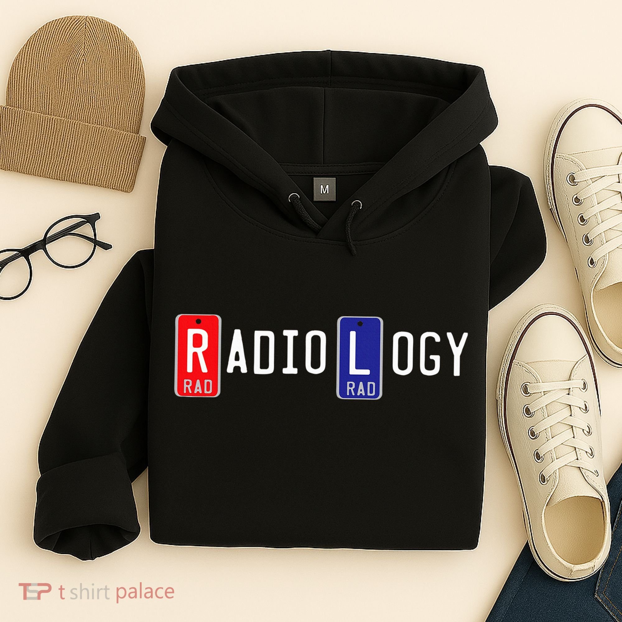 Radiology X Ray Marker  Right Left Lead Marker Hoodie