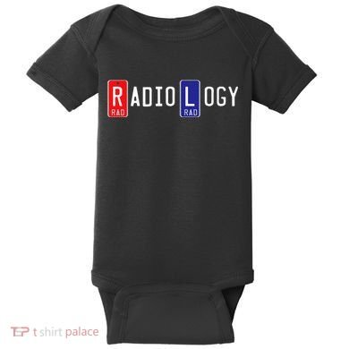 Radiology X Ray Marker  Right Left Lead Marker Baby Bodysuit