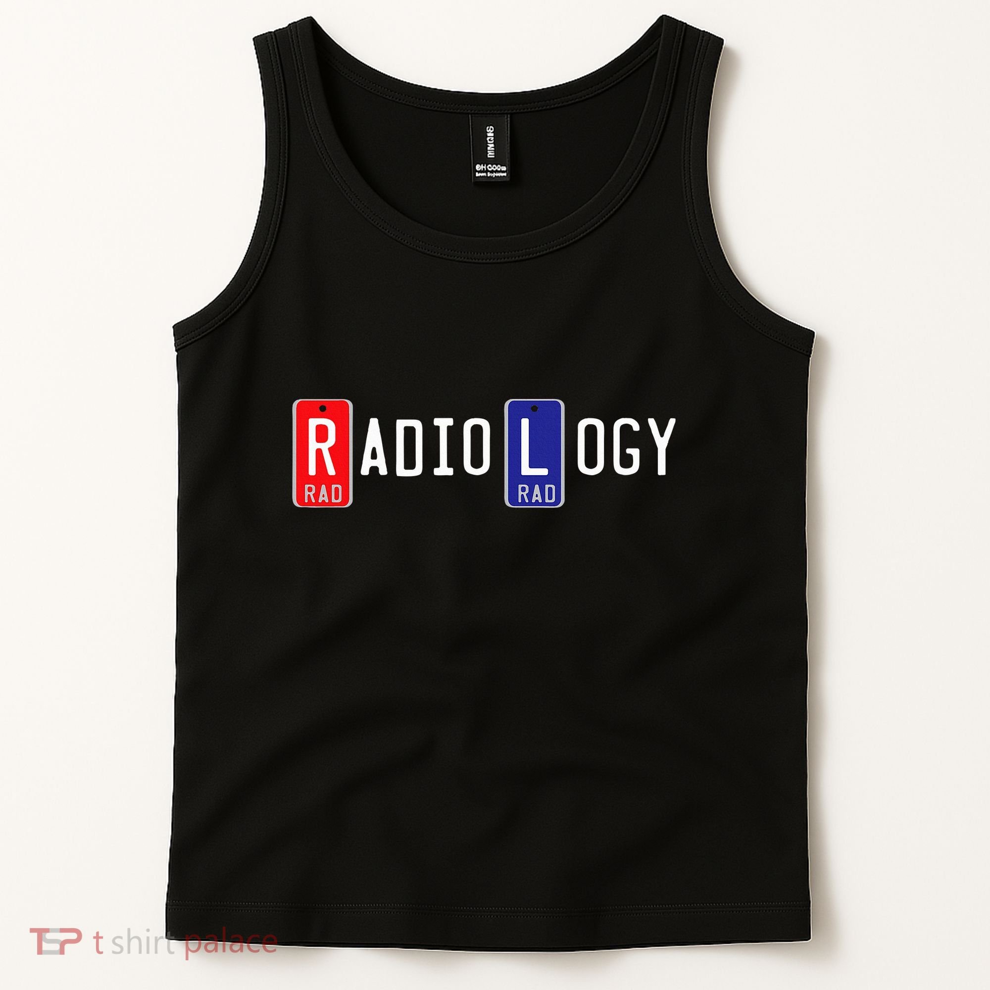 Radiology X Ray Marker  Right Left Lead Marker Tank Top