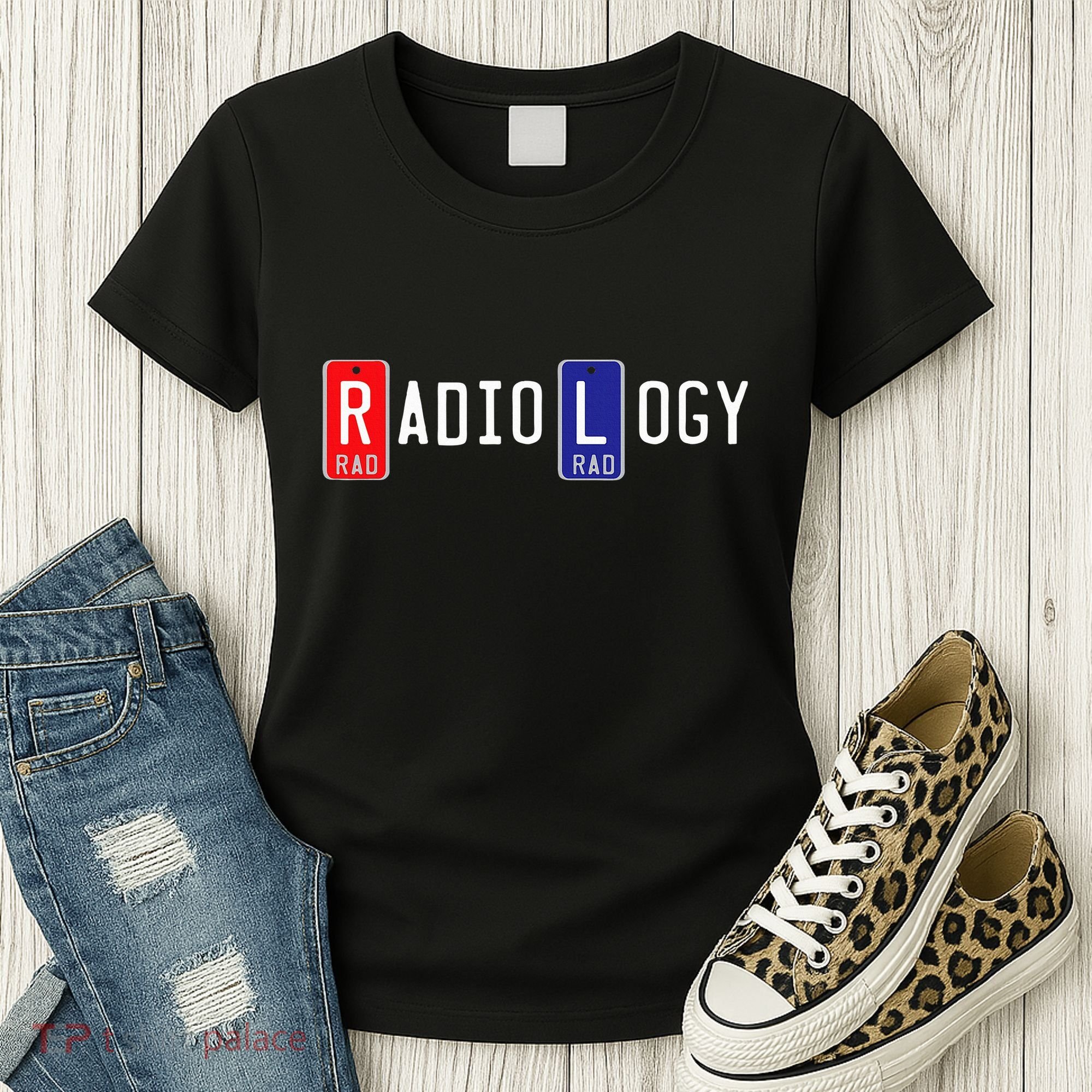 Radiology X Ray Marker  Right Left Lead Marker Women's T-Shirt