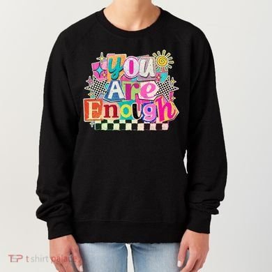 Retro You Are Enough Collage Women's Sweatshirt