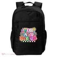 Retro You Are Enough Collage Backpack thumb 0