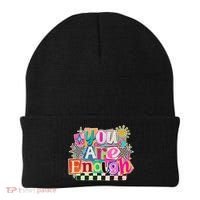 Retro You Are Enough Collage Beanie thumb 0