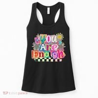 Retro You Are Enough Collage Women's Tank Top thumb 0