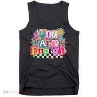 Retro You Are Enough Collage Tank Top thumb 0