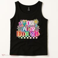 Retro You Are Enough Collage Tank Top thumb 2
