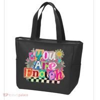 Retro You Are Enough Collage Tote Bag thumb 3