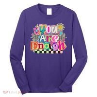 Retro You Are Enough Collage Long Sleeve Shirt thumb 0