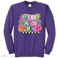 Retro You Are Enough Collage Sweatshirt thumb 0