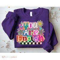 Retro You Are Enough Collage Sweatshirt thumb 2