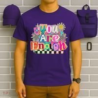 Retro You Are Enough Collage T-Shirt thumb 6