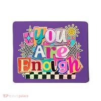 Retro You Are Enough Collage Mousepad thumb 0