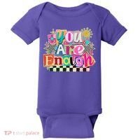 Retro You Are Enough Collage Baby Bodysuit thumb 0