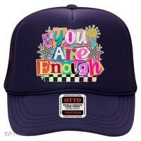 Retro You Are Enough Collage Hat thumb 0