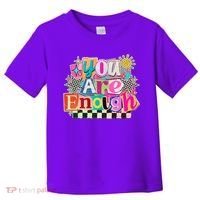 Retro You Are Enough Collage Toddler T-Shirt thumb 0