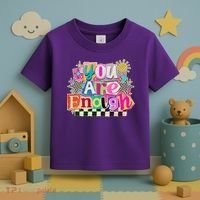 Retro You Are Enough Collage Toddler T-Shirt thumb 3
