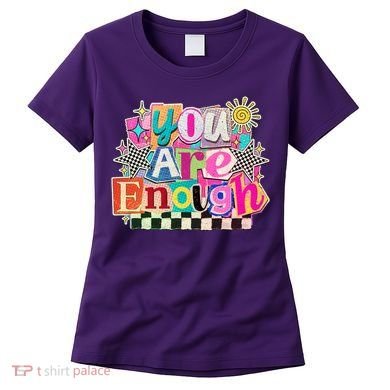 Retro You Are Enough Collage Women's T-Shirt
