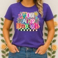 Retro You Are Enough Collage Women's T-Shirt thumb 2