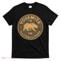Retro Yosemite California Established 1890 National Park T-Shirt thumb 0