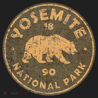 Retro Yosemite California Established 1890 National Park Tumbler thumb 3