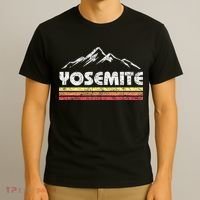 Retro Yosemite California Vintage National Park Souvenir T-Shirt thumb 3