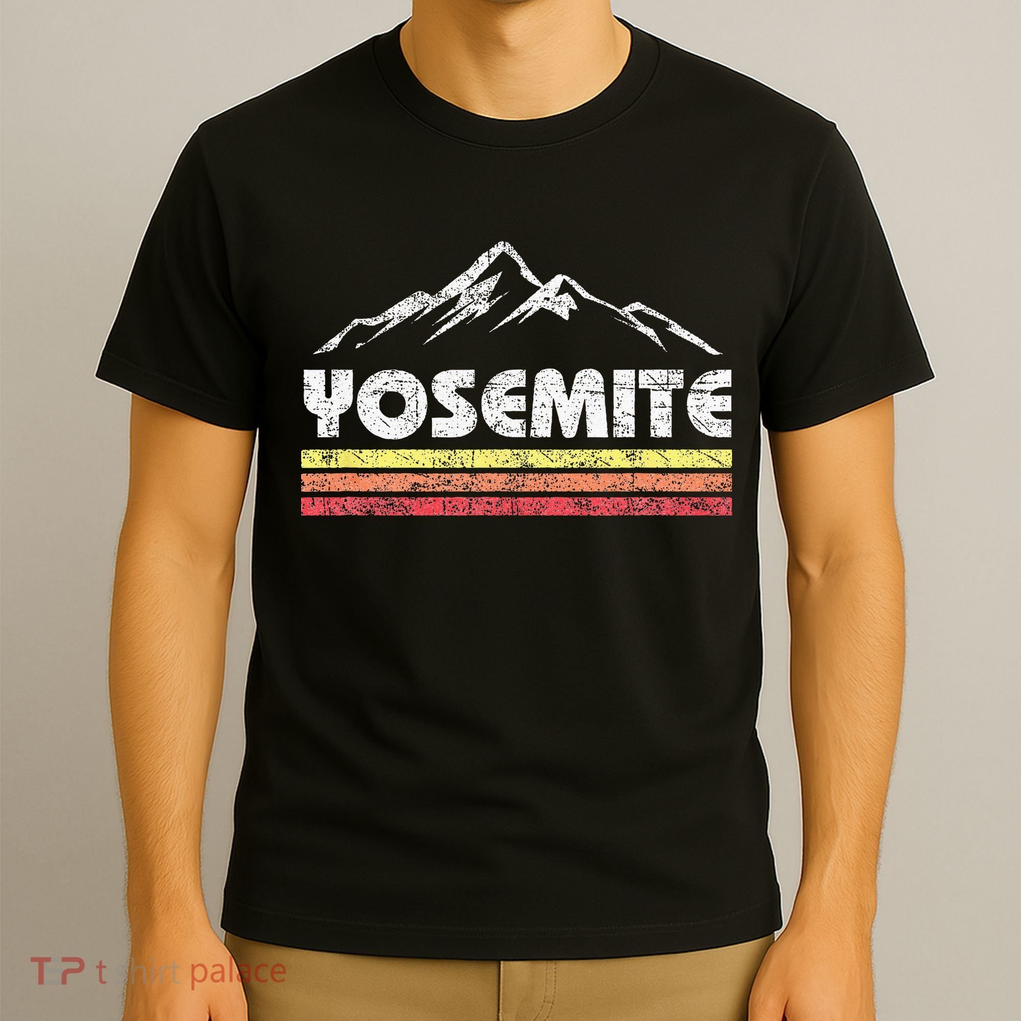 Retro Yosemite California Vintage National Park Souvenir T-Shirt