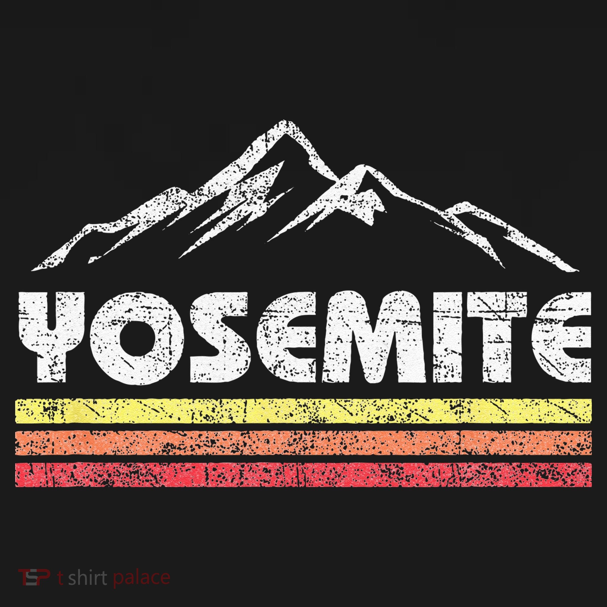 Retro Yosemite California Vintage National Park Souvenir Kids Long Sleeve Shirt