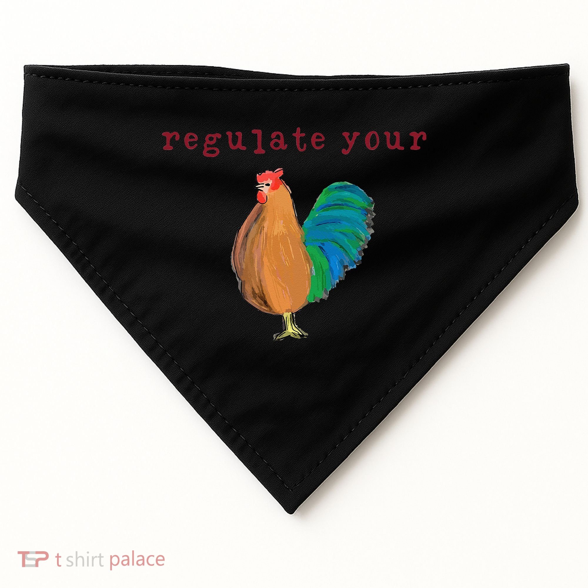Regulate Your Cock Pro Choice Feminist Womens Rights USA-Made Doggie Bandana
