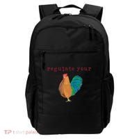 Regulate Your Cock Pro Choice Feminist Womens Rights Backpack thumb 0