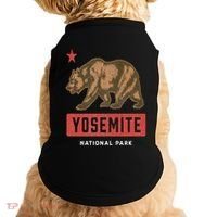 Retro Yosemite California Established 1890 National Park Doggie Tank thumb 0