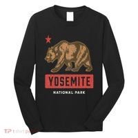 Retro Yosemite California Established 1890 National Park Long Sleeve Shirt thumb 0