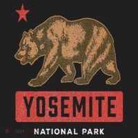 Retro Yosemite California Established 1890 National Park Beanie thumb 2