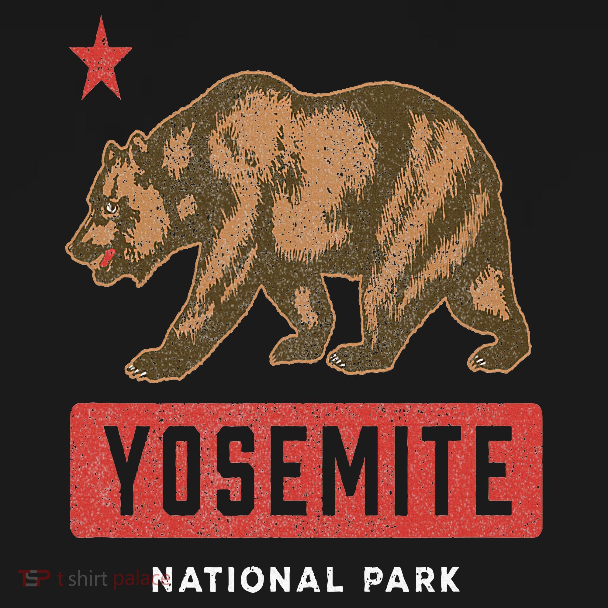 Retro Yosemite California Established 1890 National Park Women's Hoodie