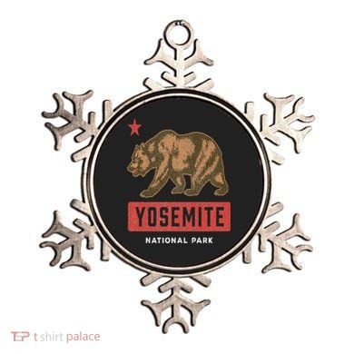 Retro Yosemite California Established 1890 National Park Ornament