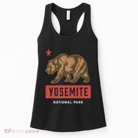 Retro Yosemite California Established 1890 National Park Women's Tank Top thumb 0