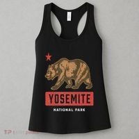 Retro Yosemite California Established 1890 National Park Women's Tank Top thumb 3