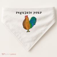 Regulate Your Dick Pro Choice Feminist Women's Rights USA-Made Doggie Bandana thumb 0